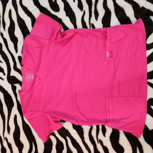 Pink Cherokee Scrub Top Size Large